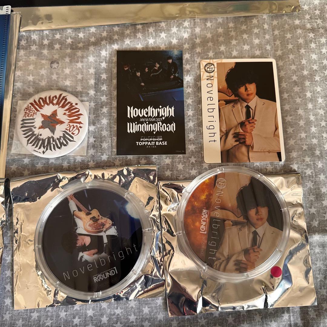 Novelbright★ラウンドワン★プラマット全4種★ファイル★コースター