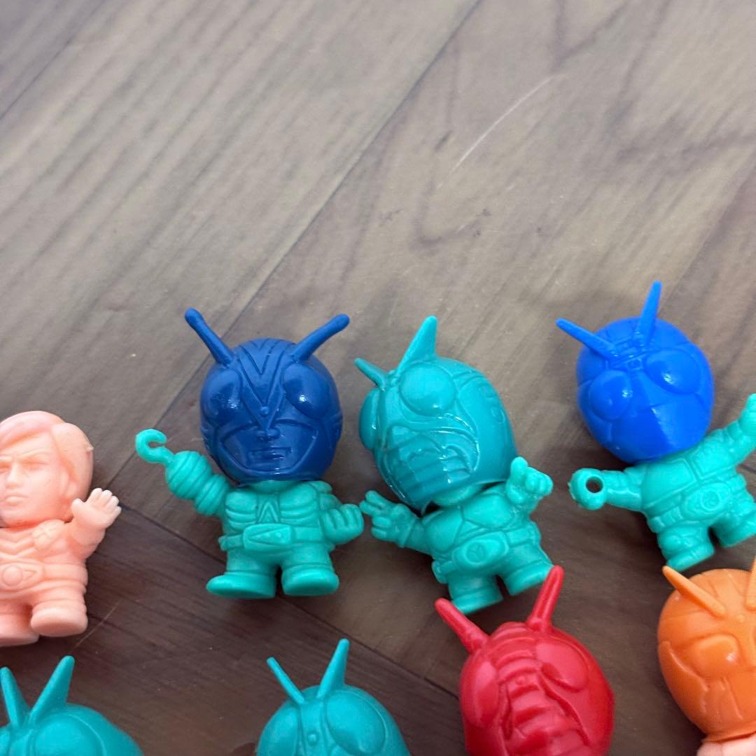 【当時物】仮面ライダー倶楽部 SDライダー消しゴム 昭和レトロ まとめ 面取れ