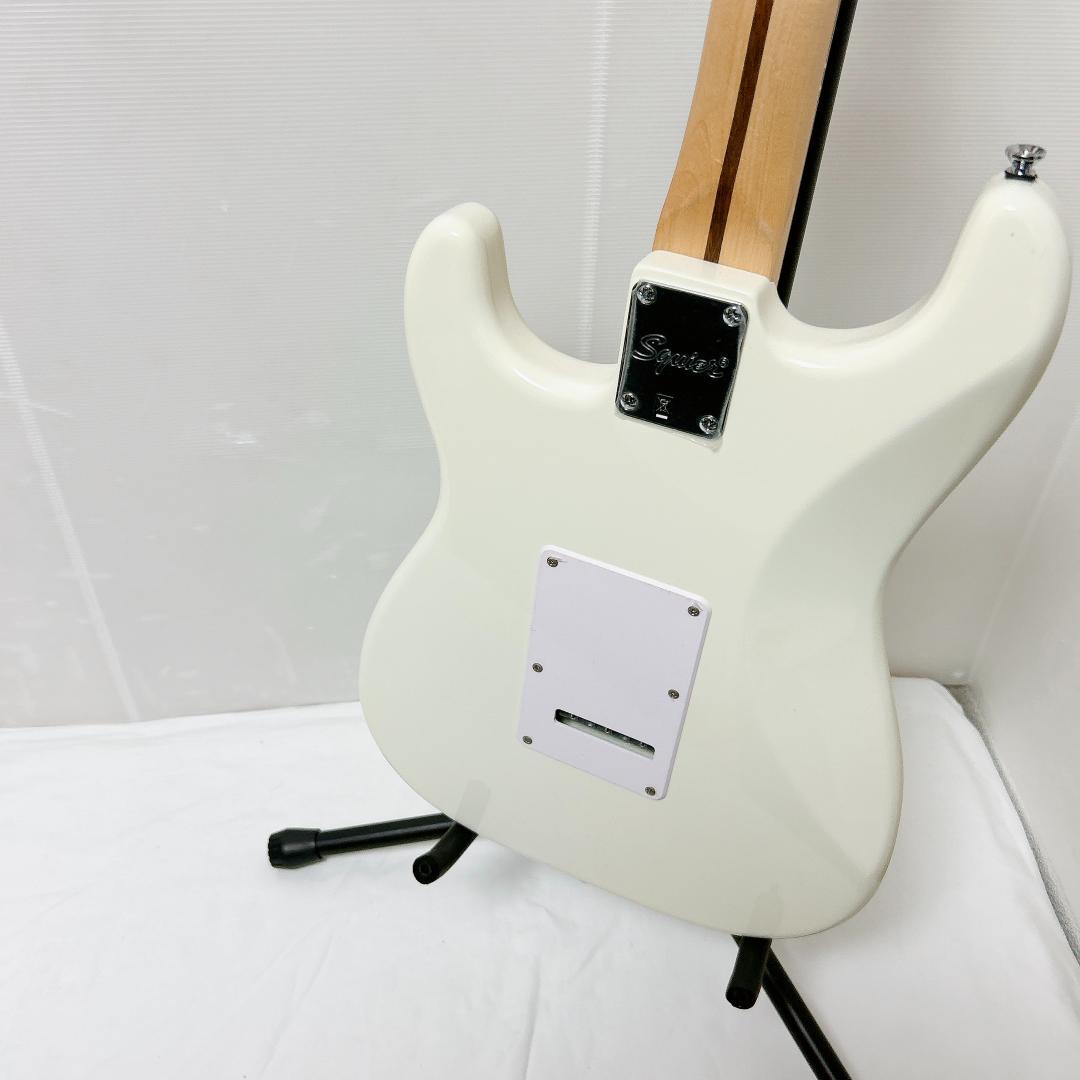 美品 Squier スクワイヤー Stratocaster ストラト ホワイト