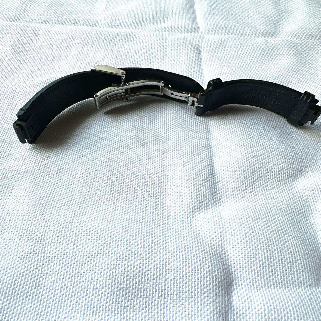 Louis Vuitton ブラックレザーベルト