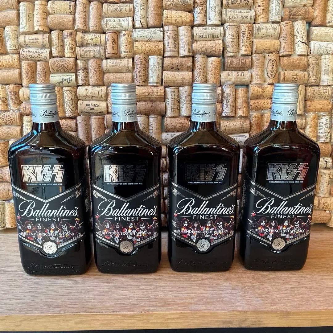 バランタイン Ballantine's KISS コラボウイスキー 4本