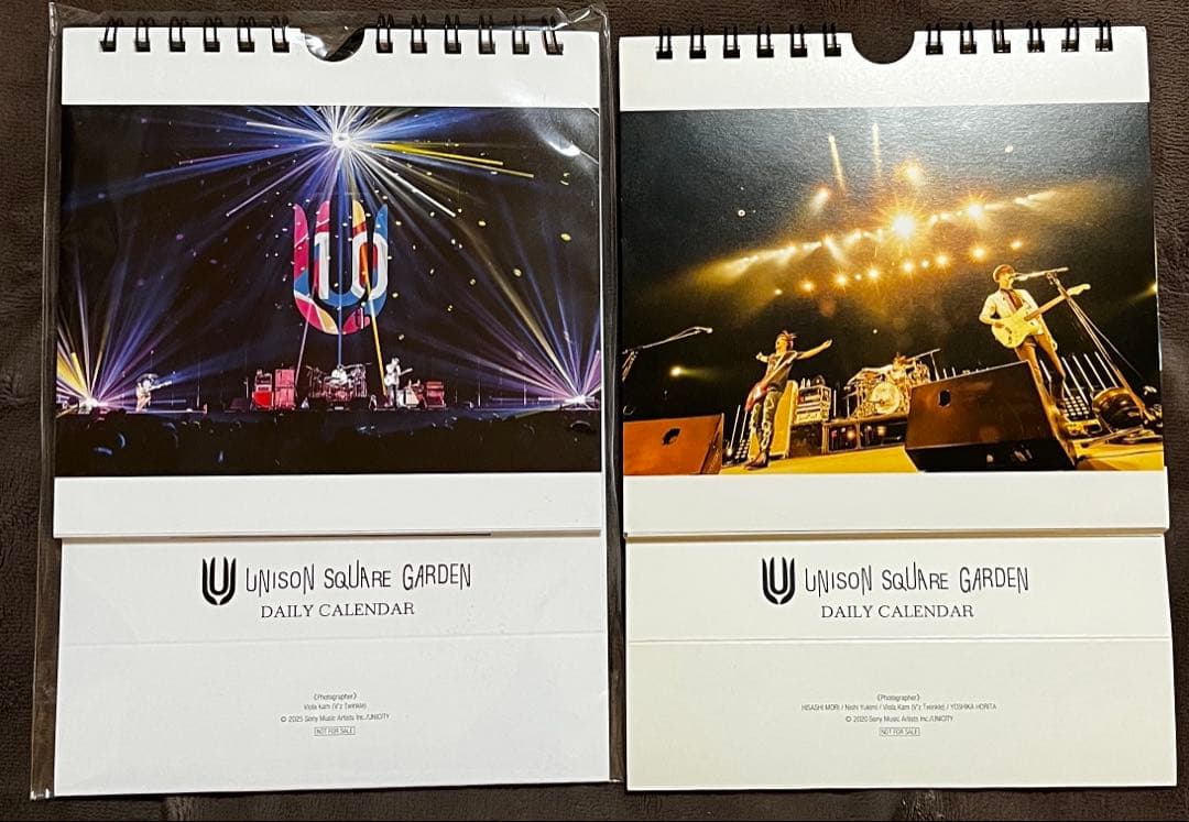 UNISON SQUARE GARDEN 会報誌　ポストカード　卓上カレンダー