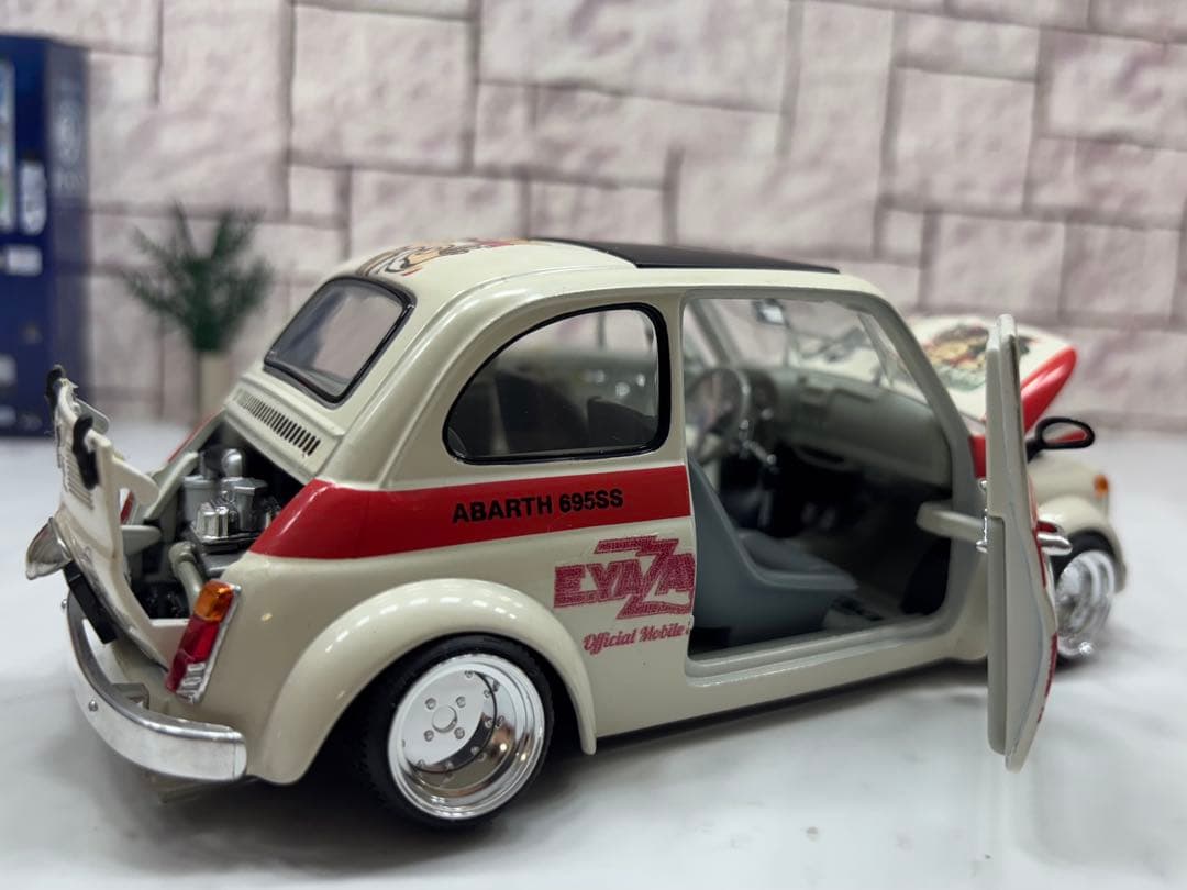 1/18ミニカー　アバルト スピードスターMK -Ⅰ深リムカスタム　矢沢永吉仕様