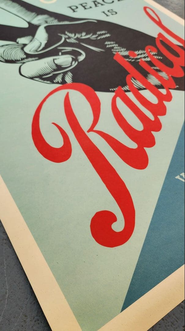 Shepard Fairey シェパード・フェアリー（本人サイン入り）