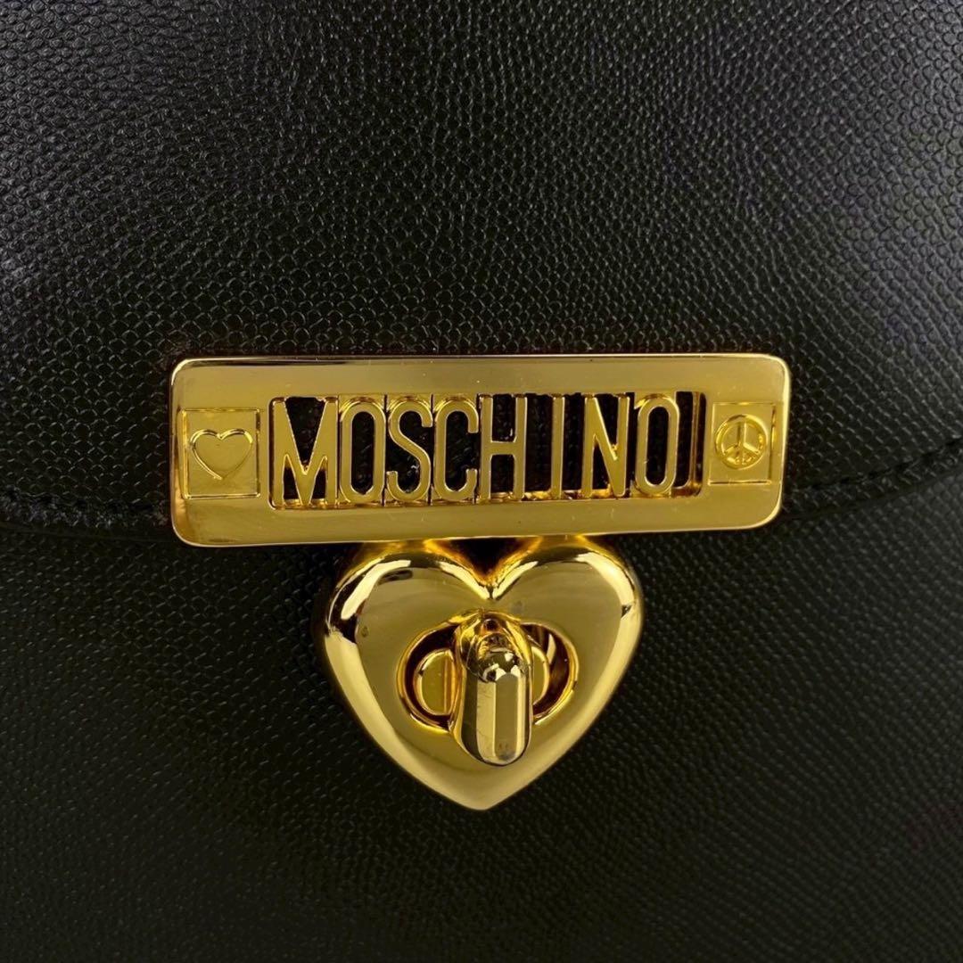 MOSCHINO モスキーノ ハンドバッグ ベルト 2点セット レザー ハート