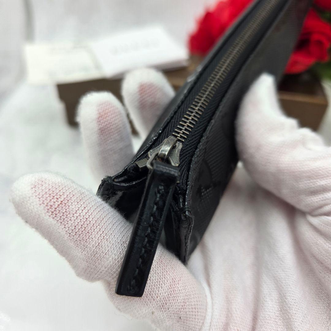 【未使用に近い】 GUCCI ペンケース 筆箱 GG インプリメ ブラック