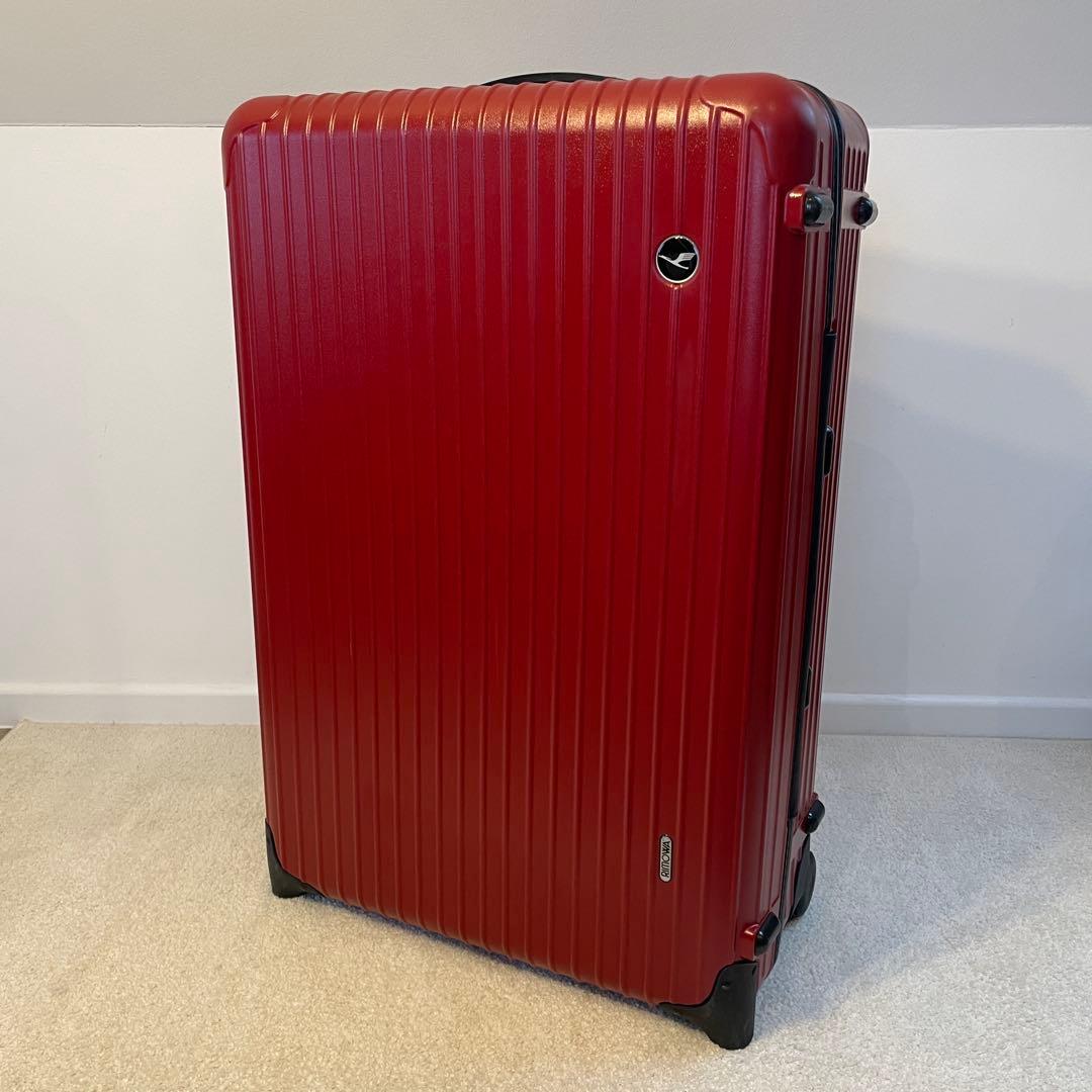RIMOWA Lufthansa Salsa XL 2輪 レッド 85L