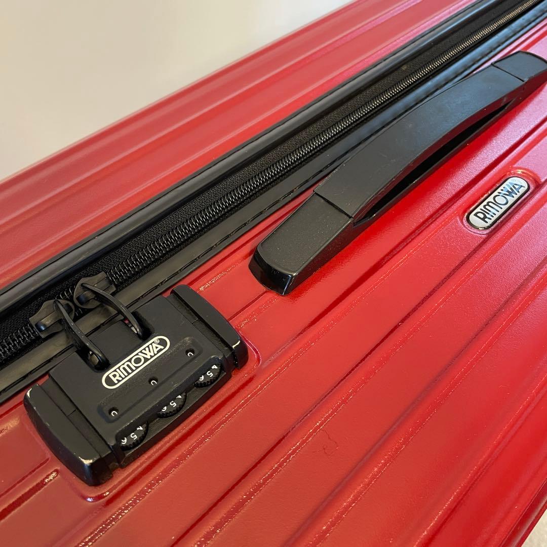 RIMOWA Lufthansa Salsa XL 2輪 レッド 85L