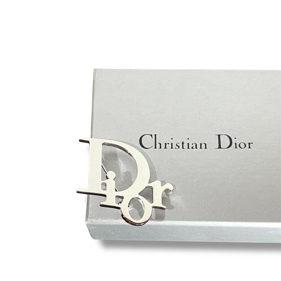 美品　ChristianDior クリスチャン　ディオール　シルバー　ブローチ