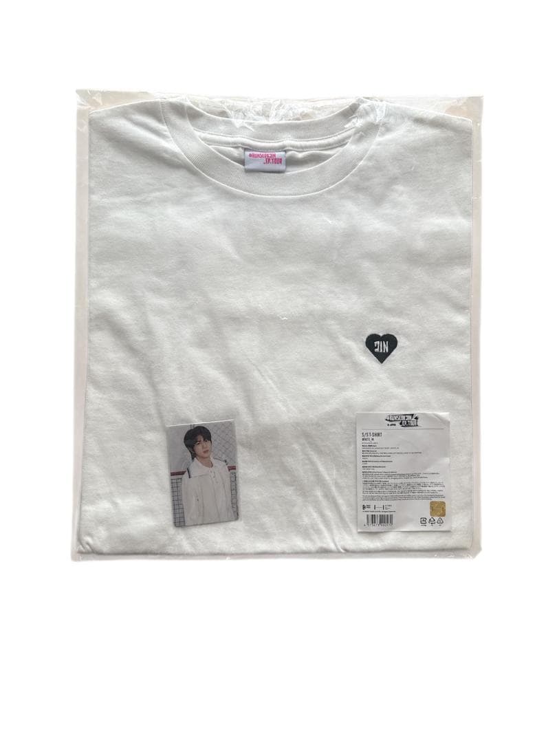 BTS ジン RUNSEOKJIN in JAPAN白 Tシャツ SIZE M