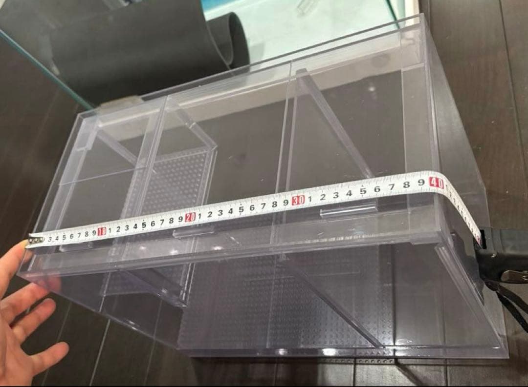 クロミス オーバーフロー水槽60x30x36,アクリル濾過槽,Rioポンプ