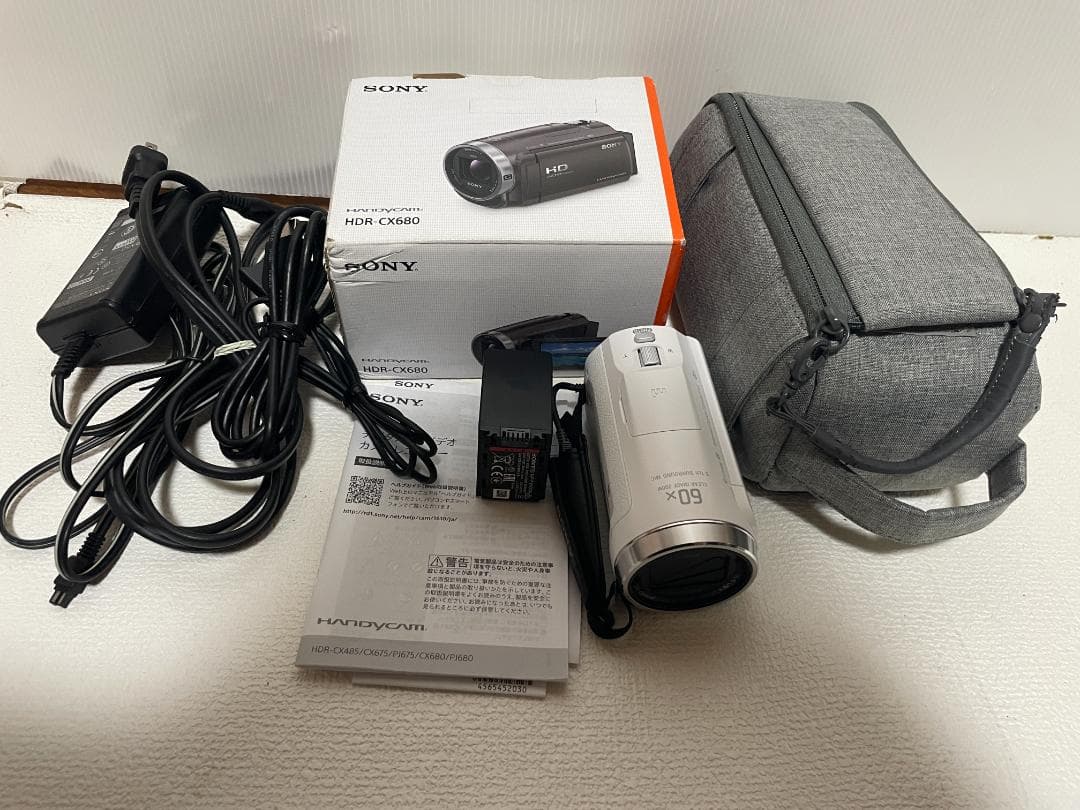 美品　Sony HDR-CX680 大容量　NP-FV100A　付 21年製