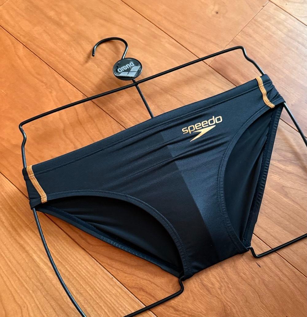 【美品】SPEEDO ショートブーン ブラック×ゴールド　 Mサイズ 競パン