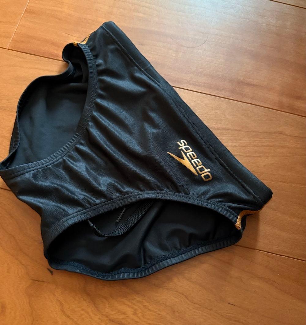 【美品】SPEEDO ショートブーン ブラック×ゴールド　 Mサイズ 競パン