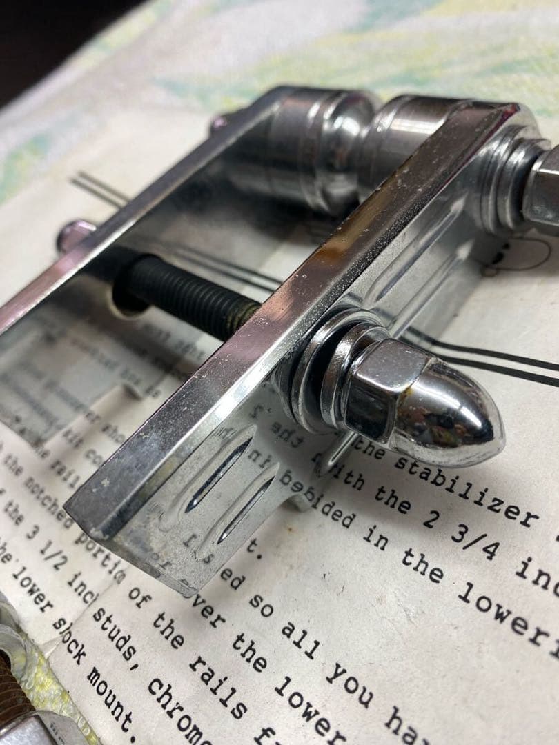 ハーレー FXSTS FLSTS スプリンガー ヘッドライト ステー 激レア