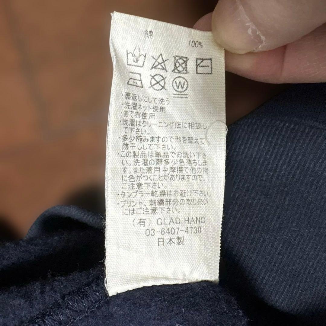 WEIRDO ウィアード 40'S スナップ スウェットパーカー　ネイビー　M