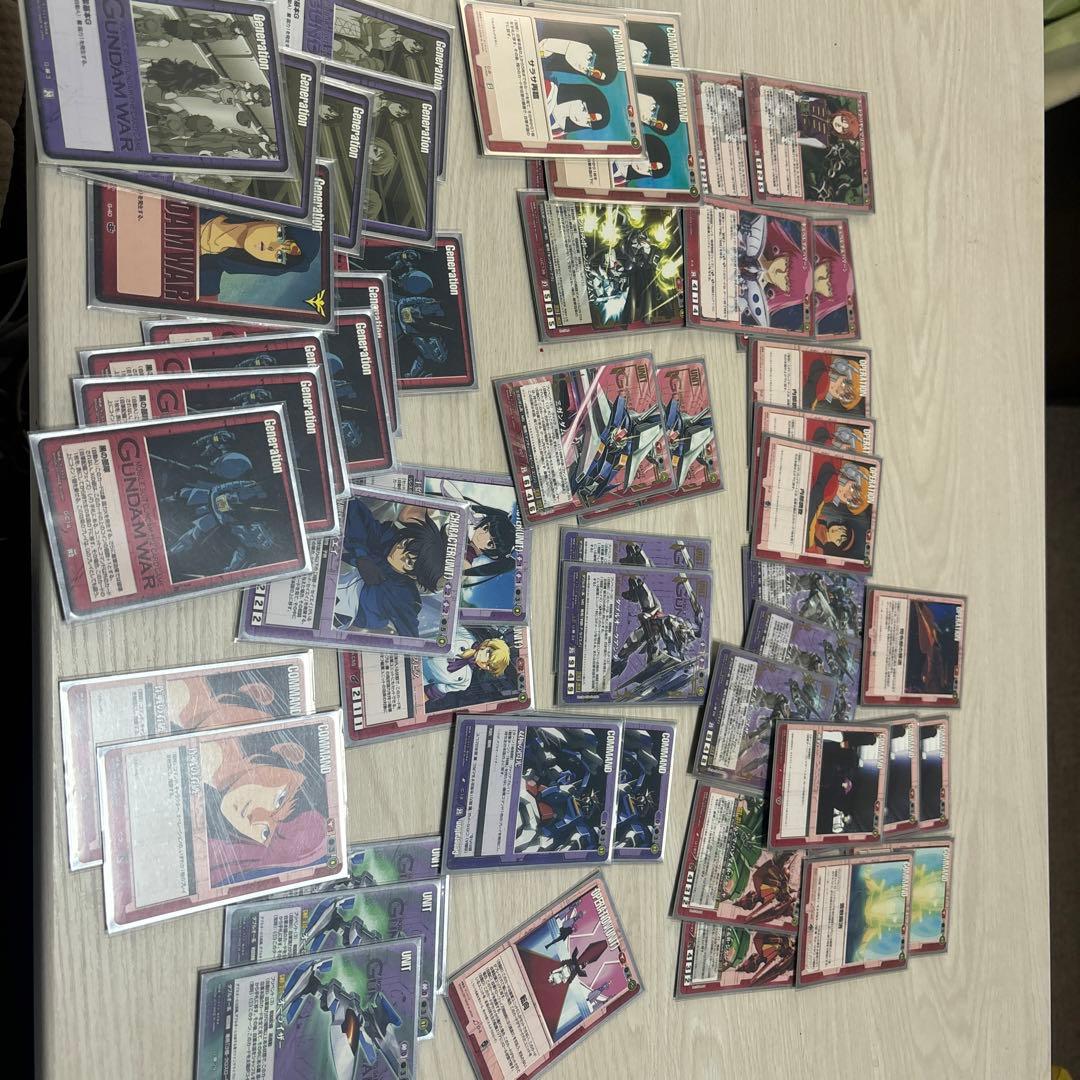 ソルト ガンダムウォー 赤、紫デッキACEダブルオーライザー