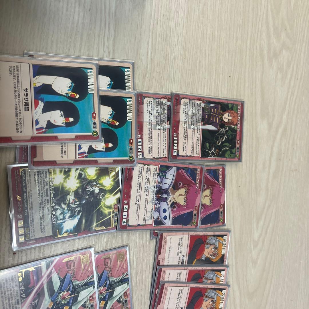 ソルト ガンダムウォー 赤、紫デッキACEダブルオーライザー