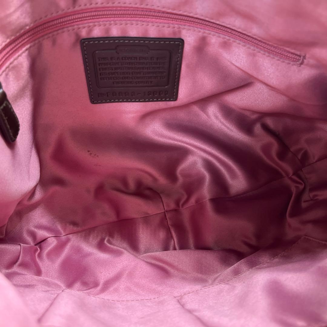 希少 COACH シグネチャー　レオパード　パッチワーク　ショルダーバッグ