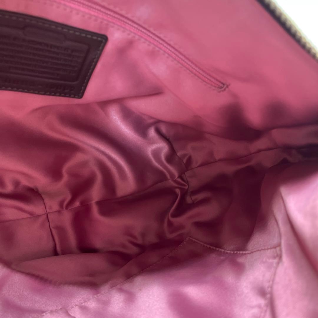 希少 COACH シグネチャー　レオパード　パッチワーク　ショルダーバッグ