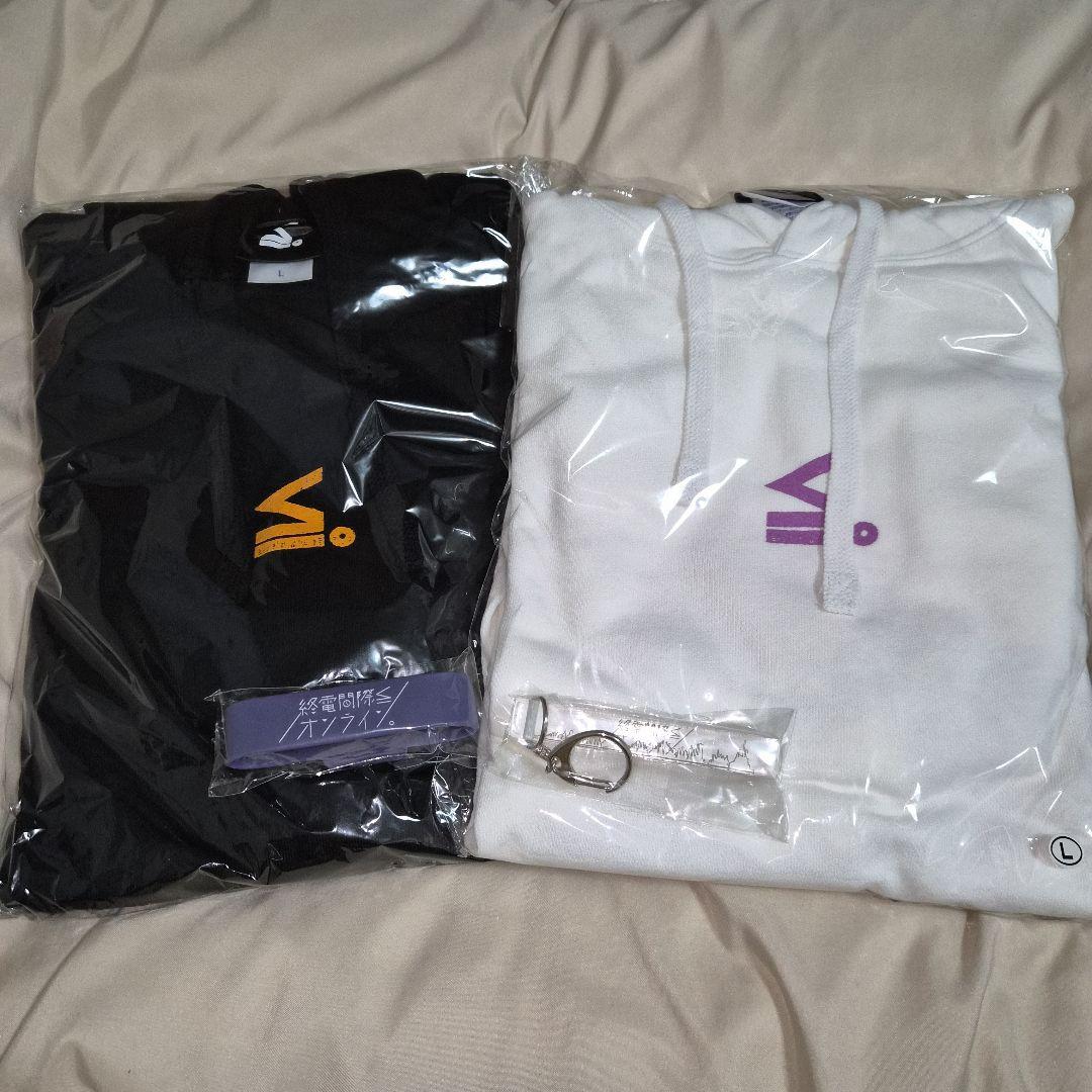 終電間際≦オンライン。パーカー2種、ラバーバンド、キーホルダー まとめ売り