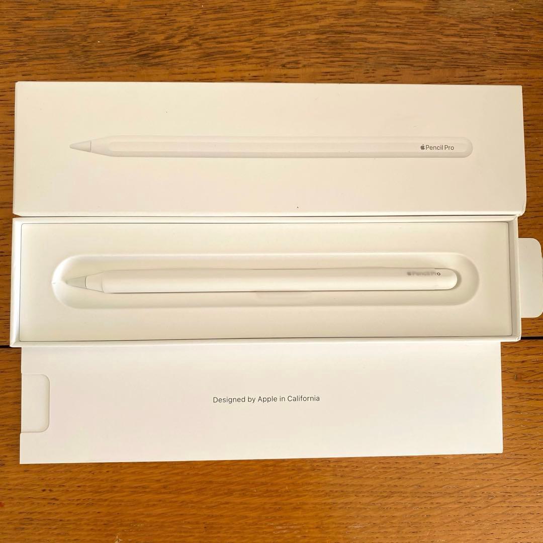 【新品】Apple Pencil Pro ホワイト 箱付き2025年11月末購入