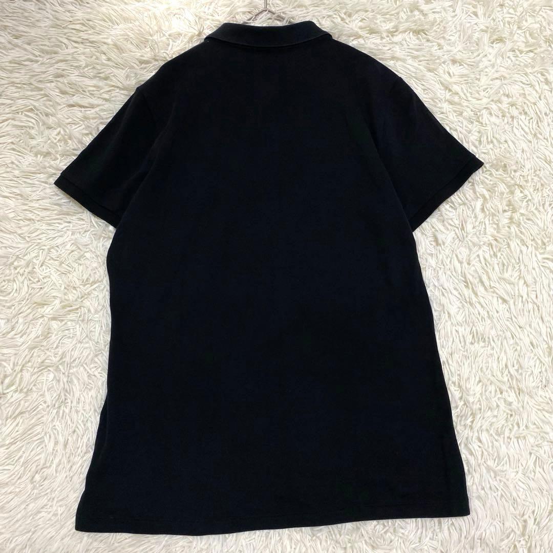 【極美品✨】ポロラルフローレン スリムフィットストレッチポロシャツ 現行 黒XL