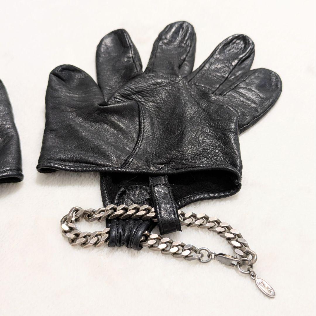 ジャンポールゴルチエ レザーグローブ ブラック