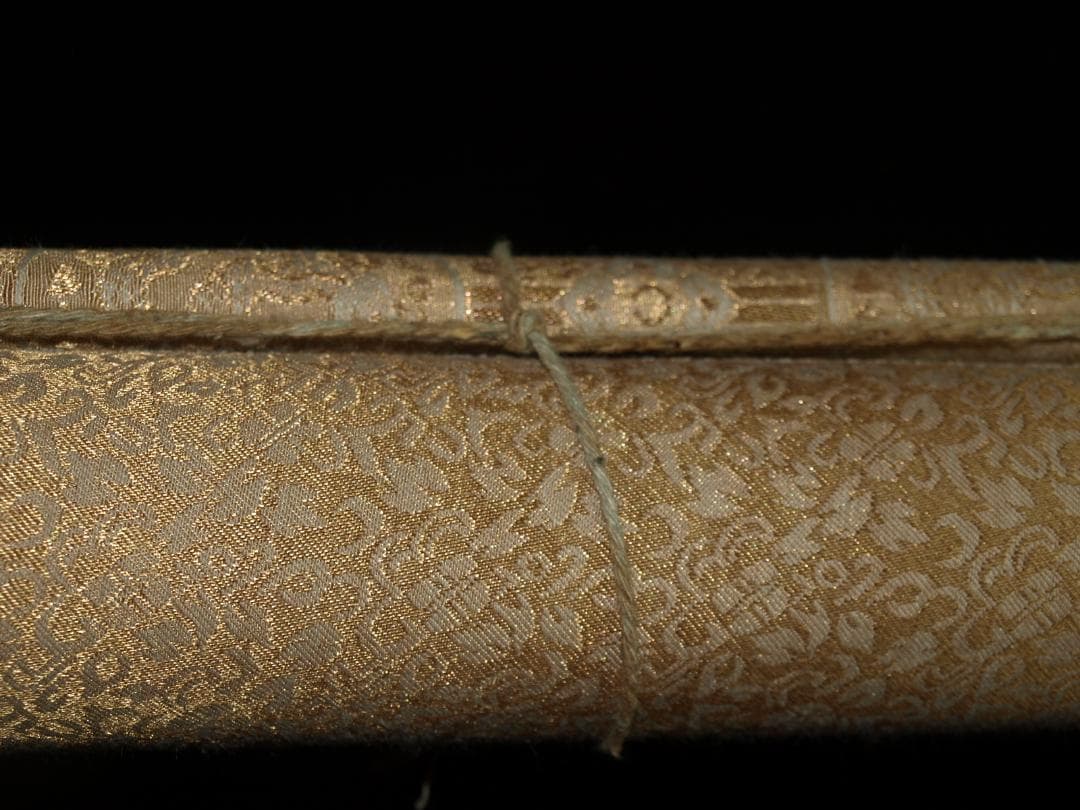 【骨董掛け軸】人物図 　韩滉作 清時代 肉筆保證 古美術 BD337A12-1