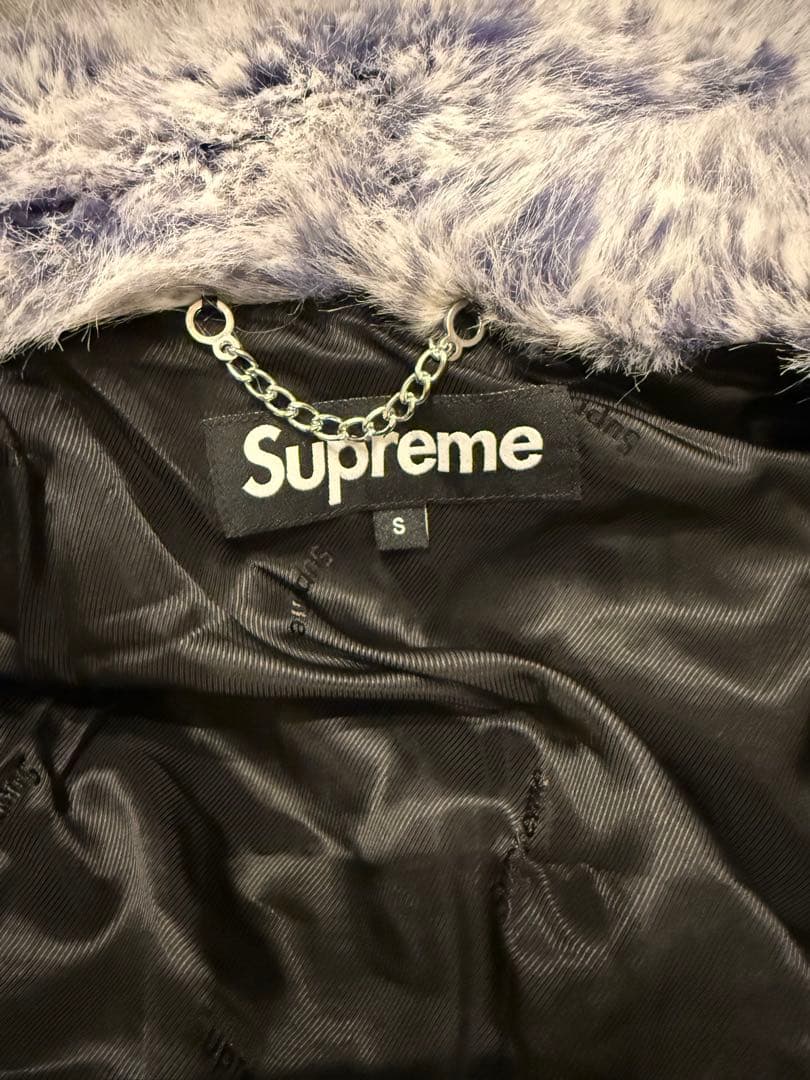 美品 Supreme Faux Fur Hooded Coat s