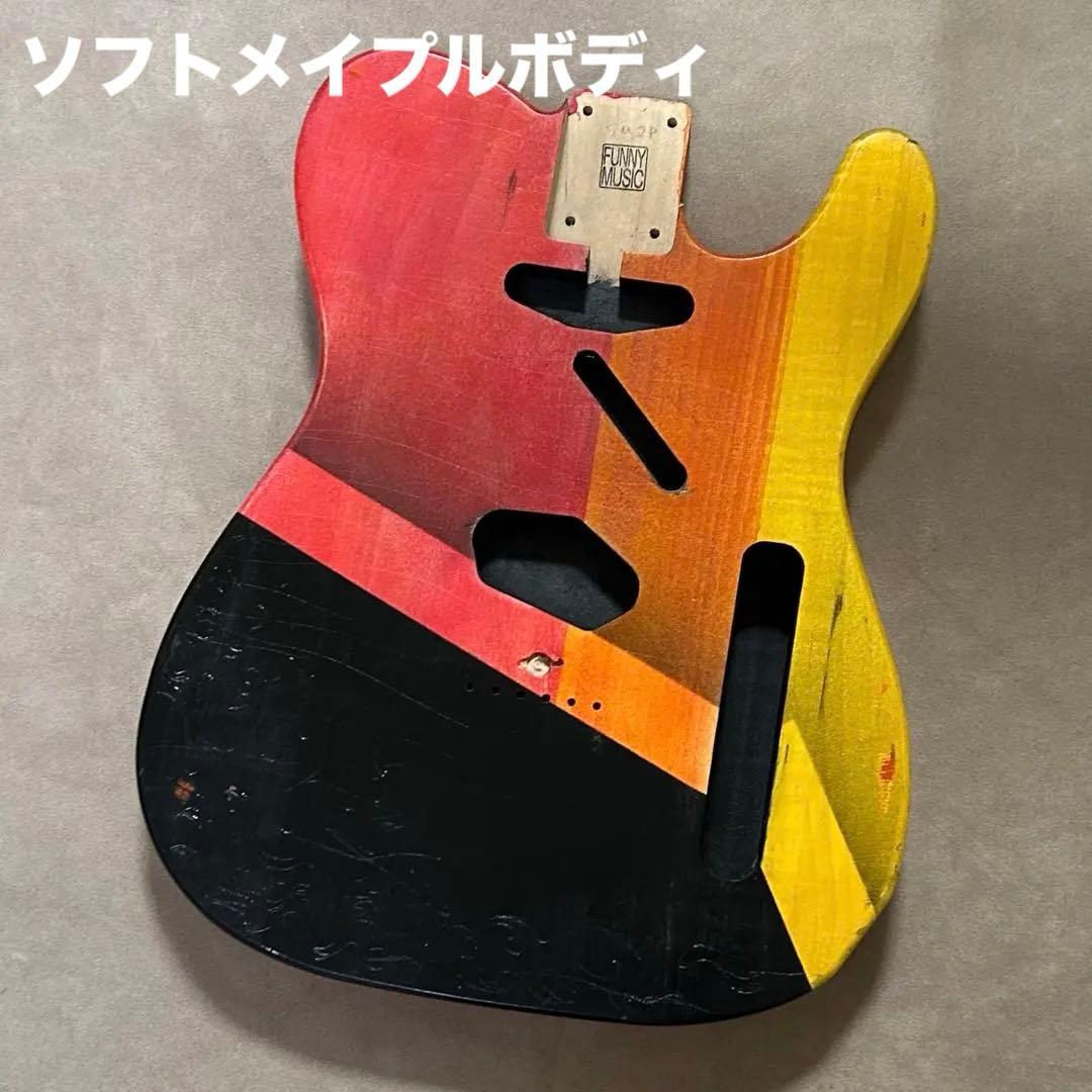 テレキャスター ソフトメイプル ボディ エレキギター レリック テレキャス