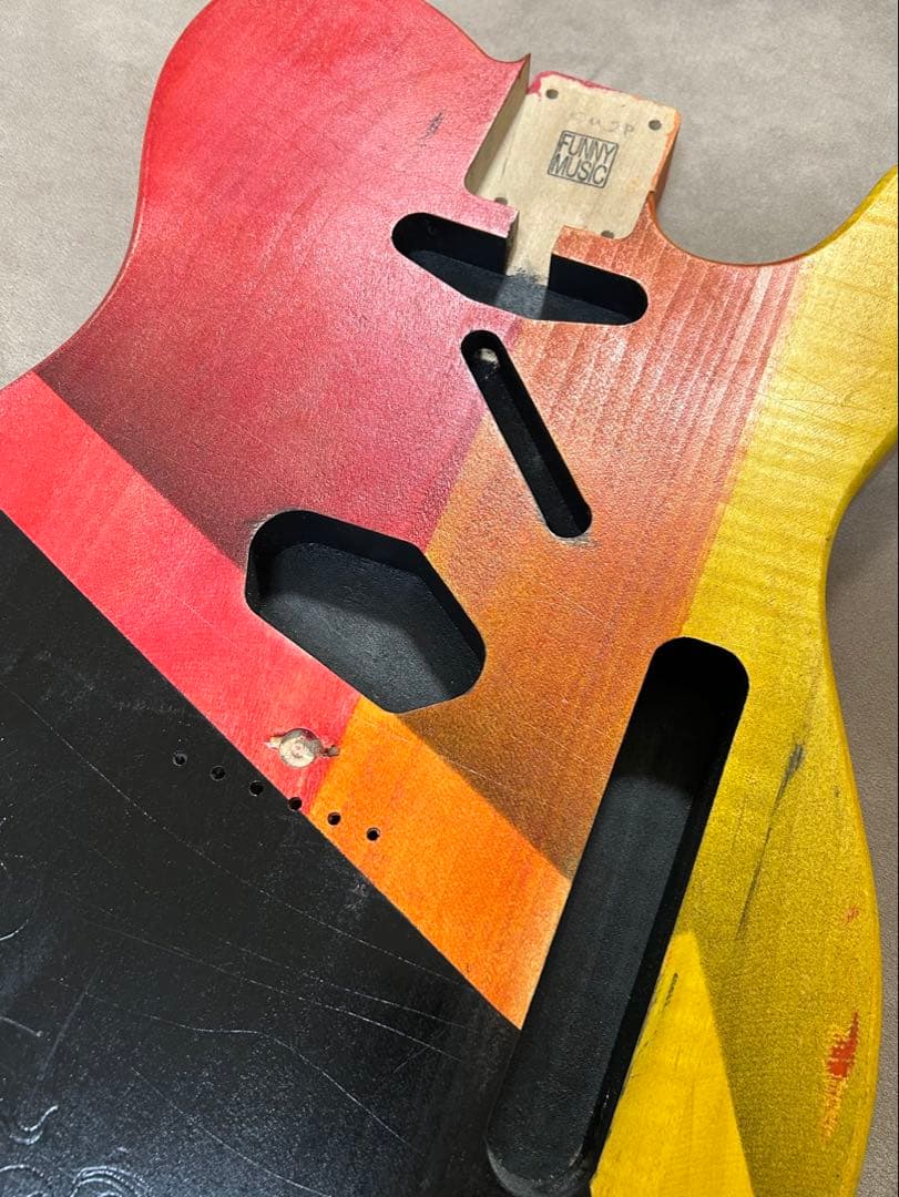 テレキャスター ソフトメイプル ボディ エレキギター レリック テレキャス