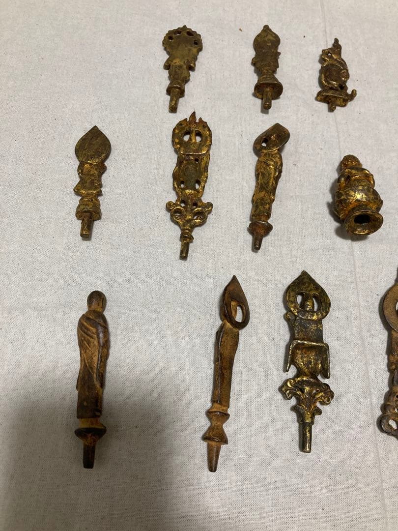 仏像 15点セット 銅製 約6㎝