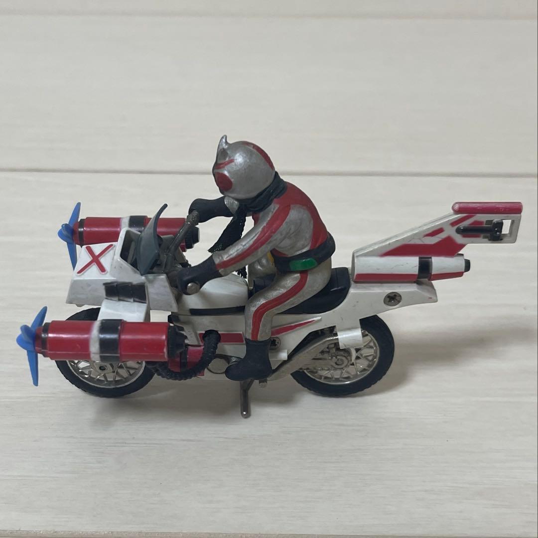 仮面ライダーX ポピニカ クルーザー バイク 当時物 ヴィンテージ