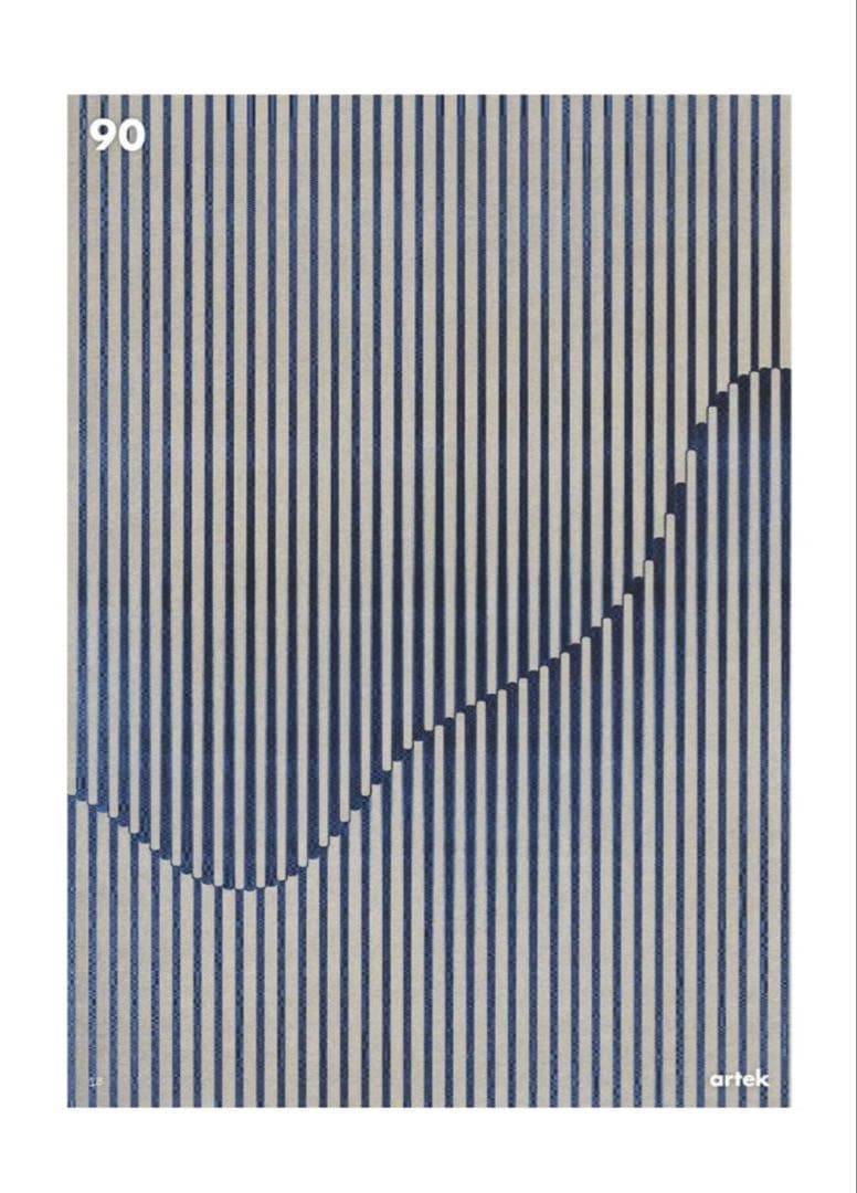 artek アルテック　アアルト　90周年 ポスター