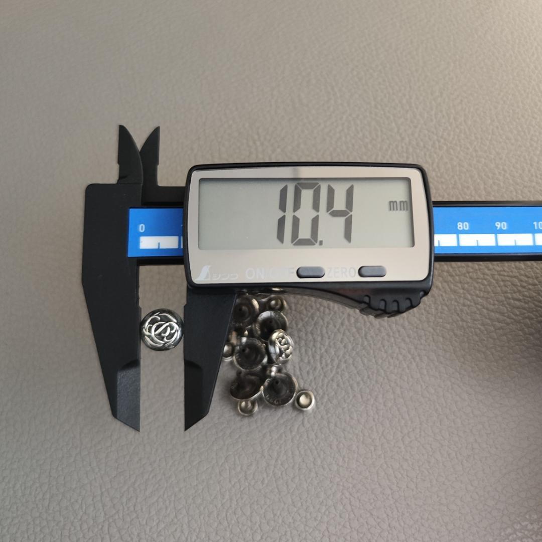 CHROME HEARTS クロムハーツ フローラルボタン スモール 9個