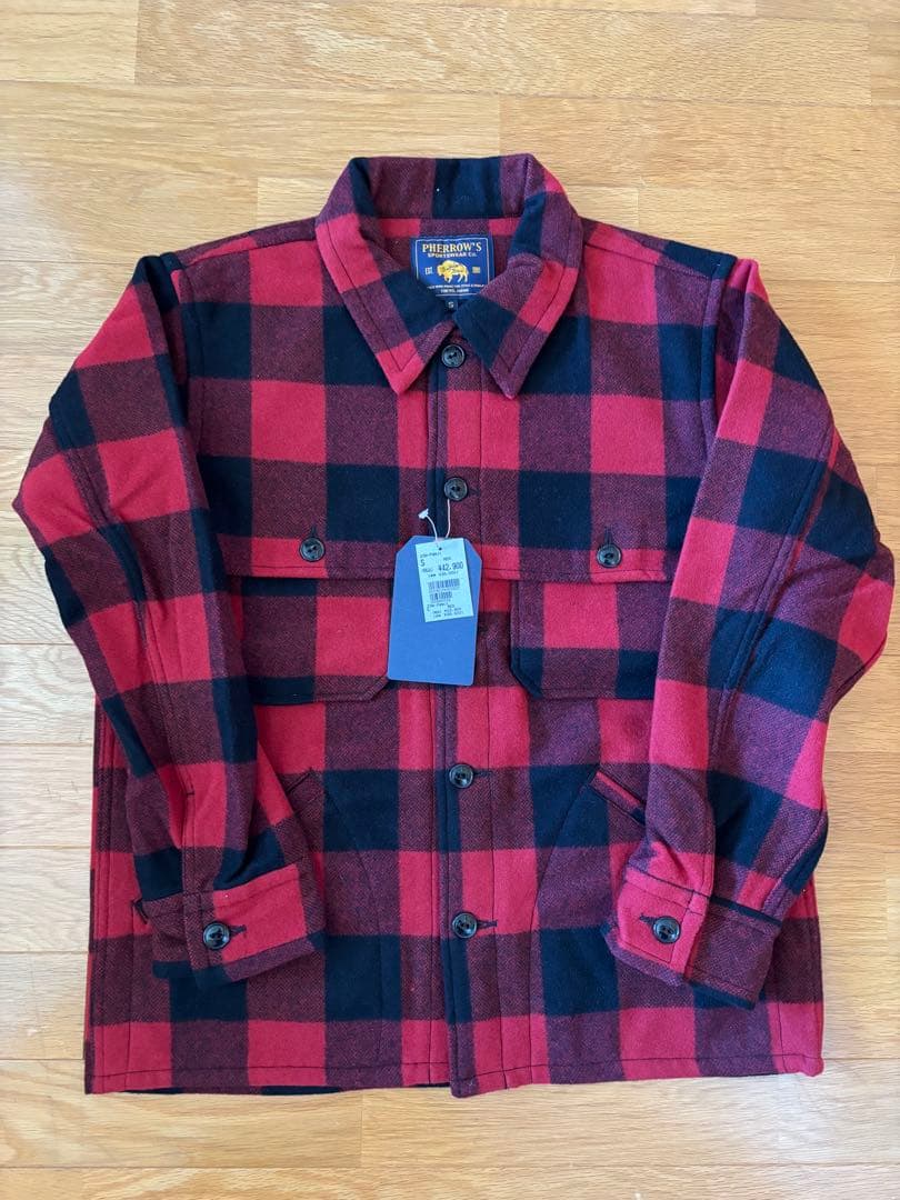 Pherrow's フェローズ ブロックチェック マッキーノジャケット