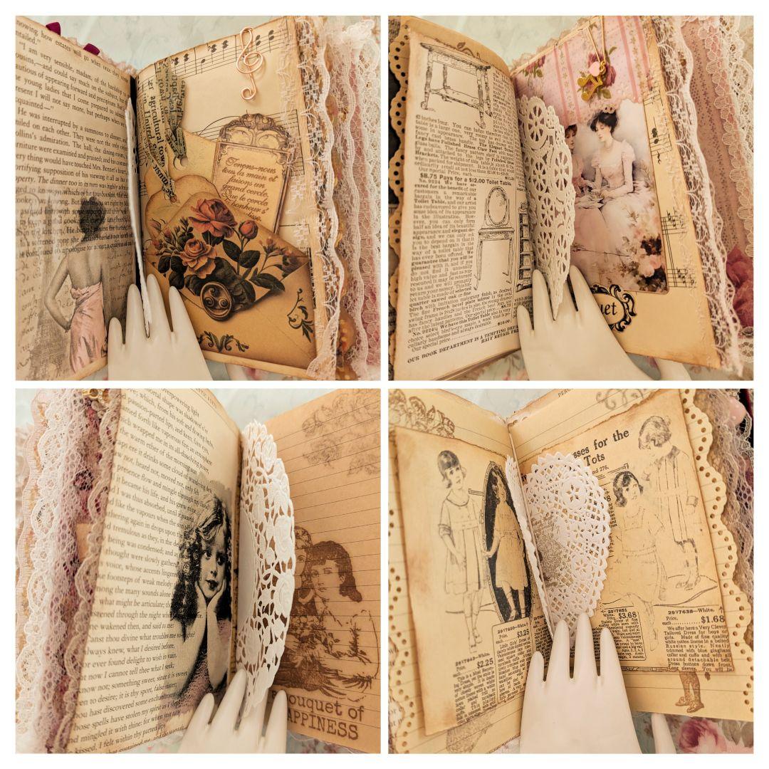 薔薇とレースのビクトリアンスィートジャンクジャーナル*Infinity*