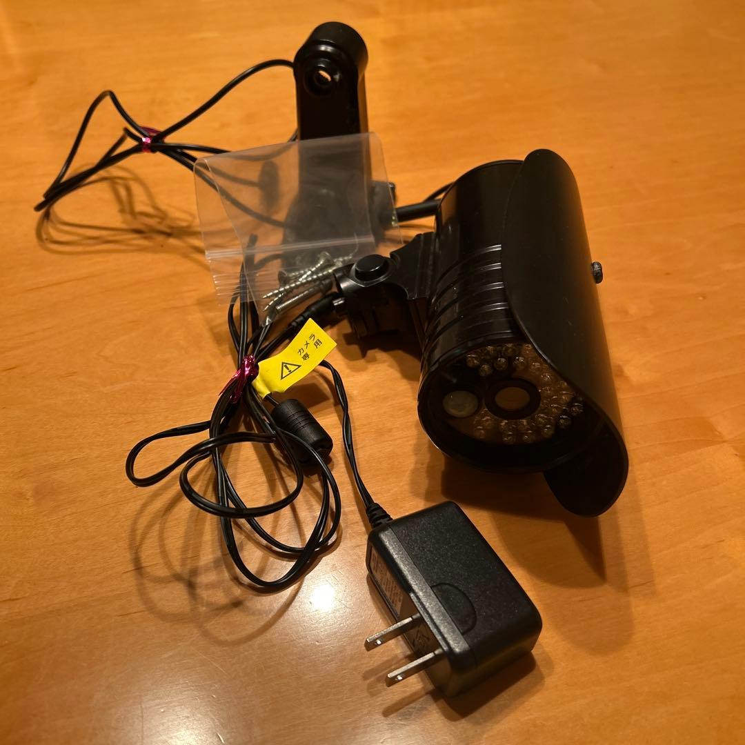 ELPA CMS-m71 ワイヤレス防犯カメラモニターセット　ハードディスク付き