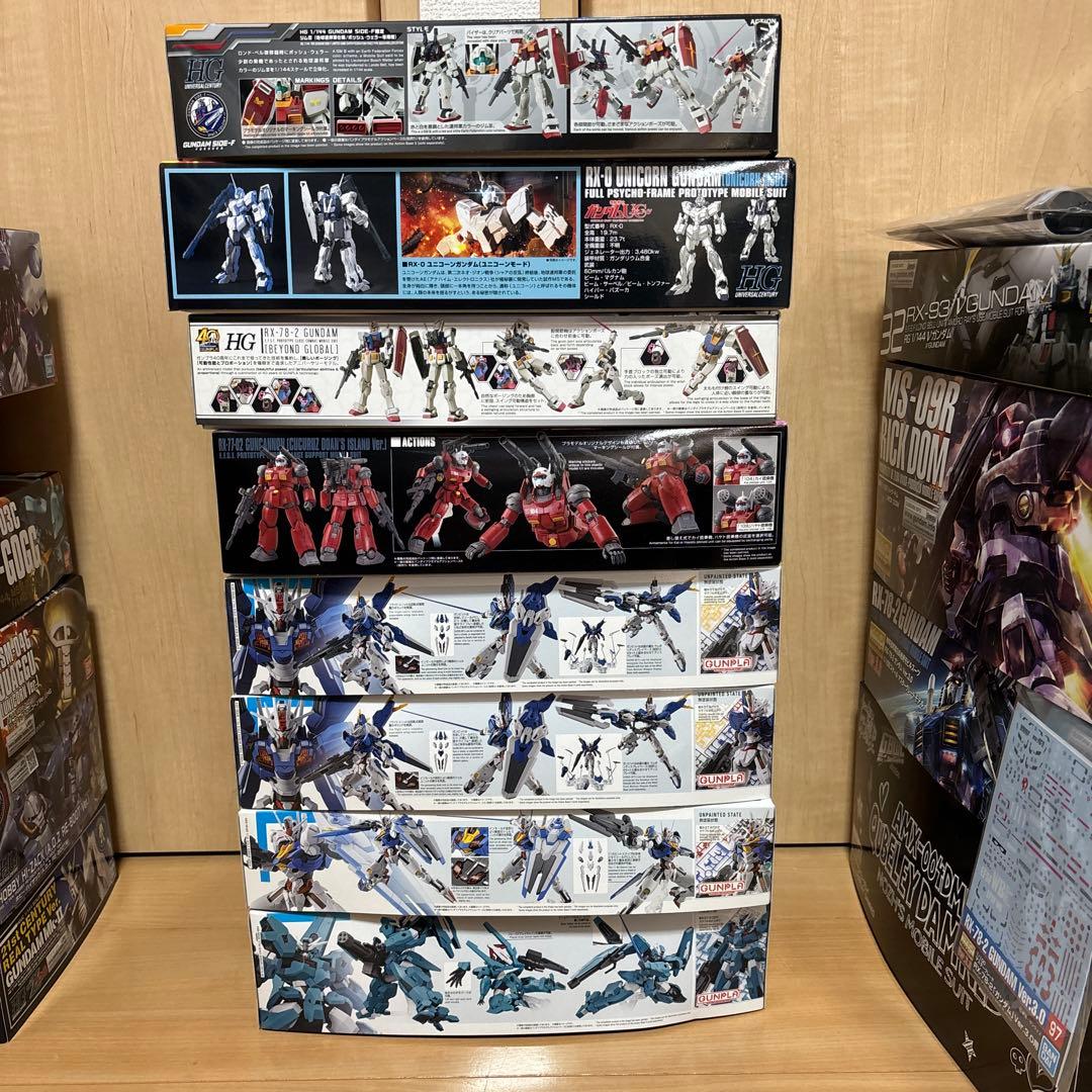 ガンプラセット HGMG 各種モデル