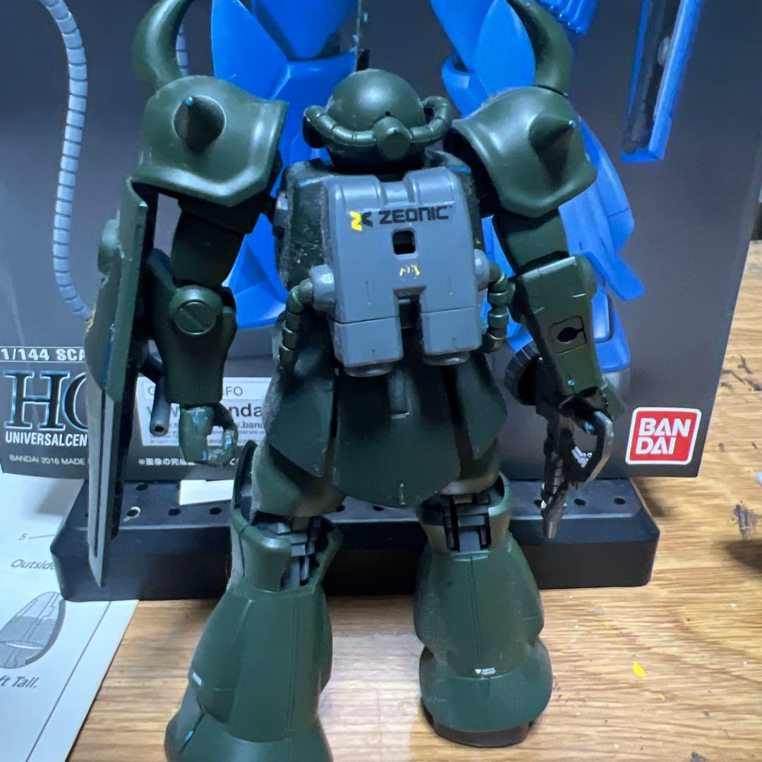 完成品 6体セットHG UCオリジンザクII /カスタム ウェザリング