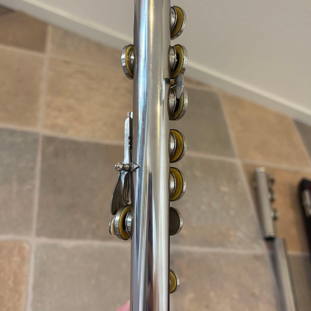 【良品】ムラマツフルート MURAMATSU M-70 リップ銀製 洋銀