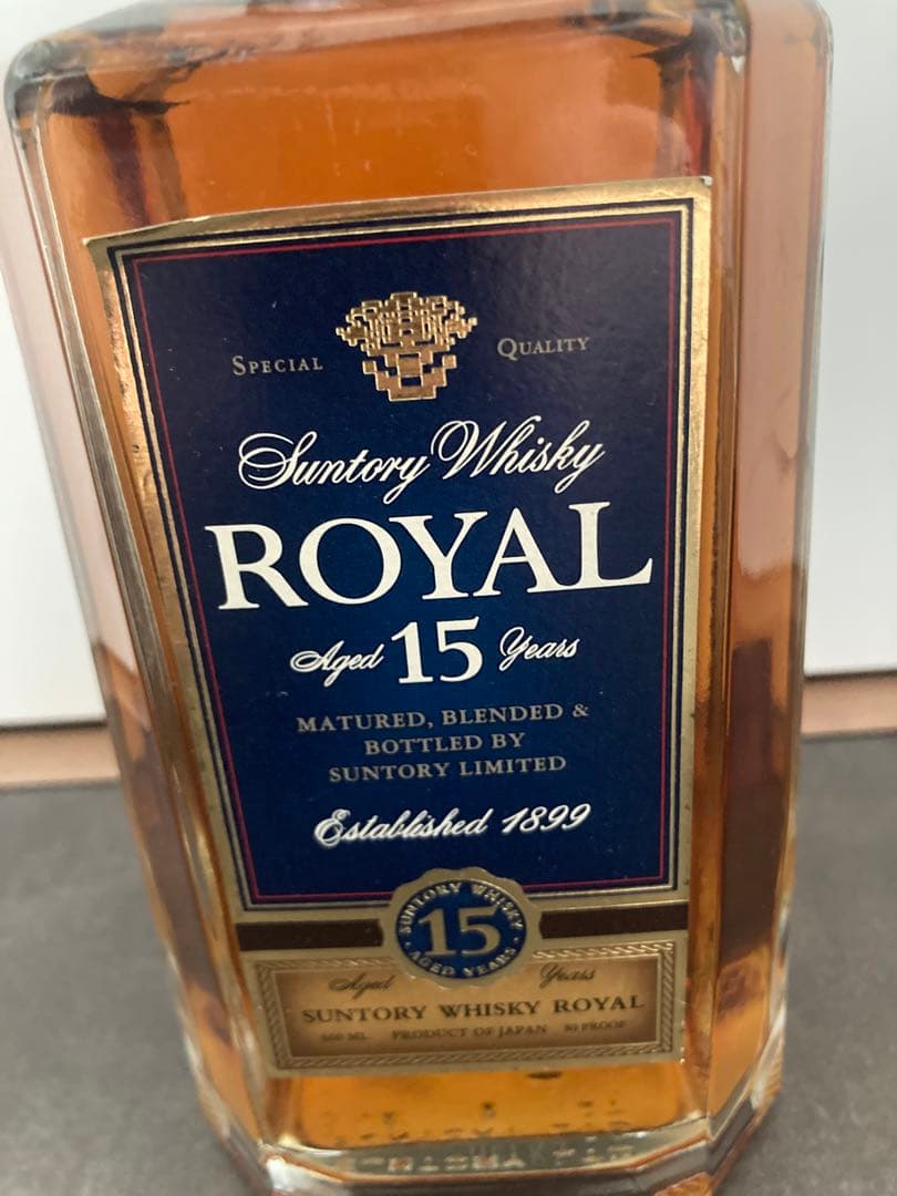 サントリーウイスキー ロイヤル 15年熟成　未開栓 サントリー ウイスキー