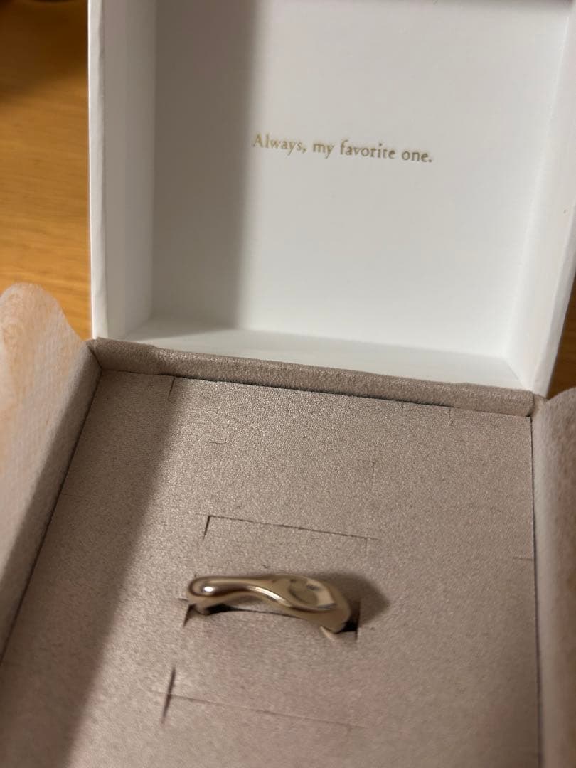 未使用に近い美品　エテ　ete リング　15号