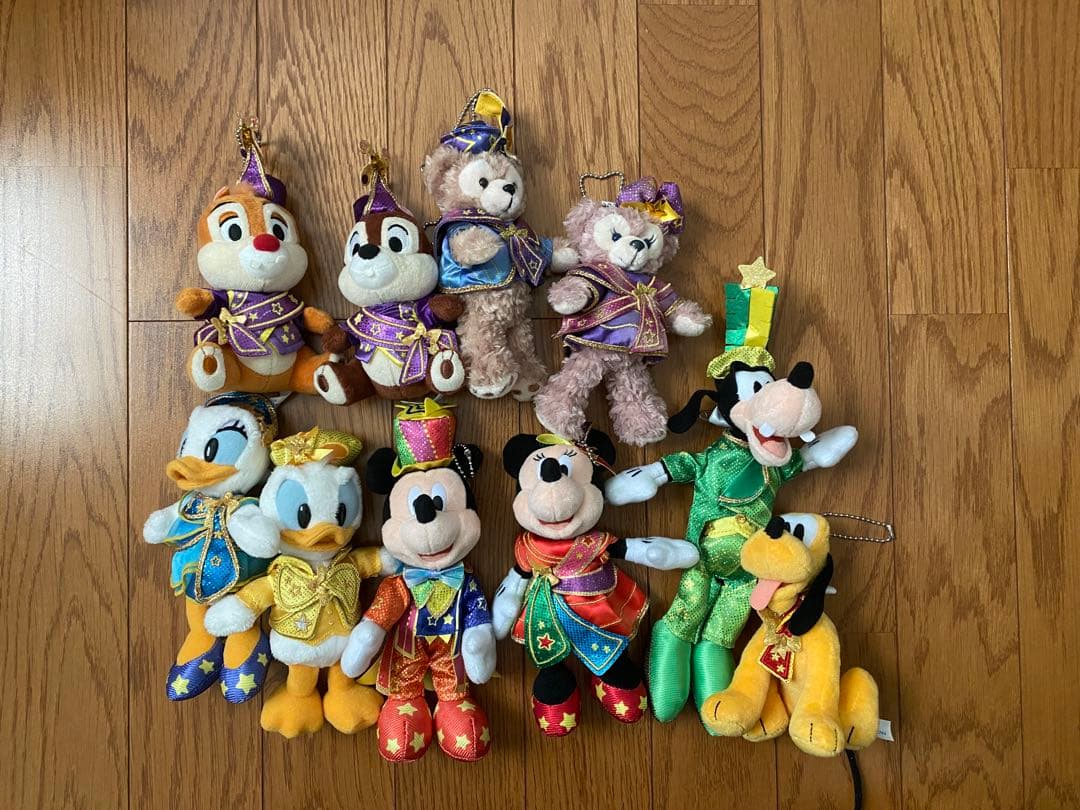 東京ディズニーランド　40周年　ドリームゴーラウンド　ぬいぐるみバッジ　全種類