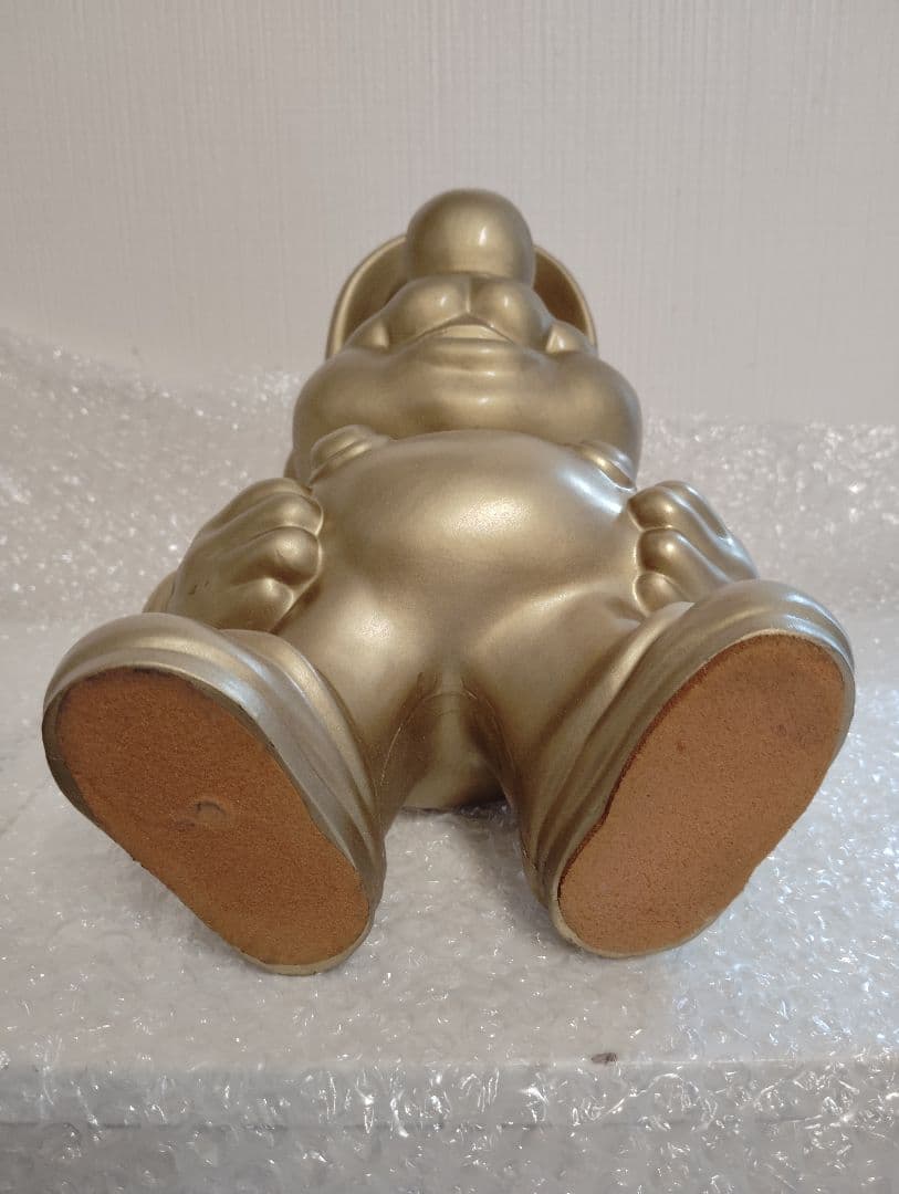 【非売品】任天堂 店頭ディスプレイ 黃金のマリオ像 ゴールドスーパーマリオ レア