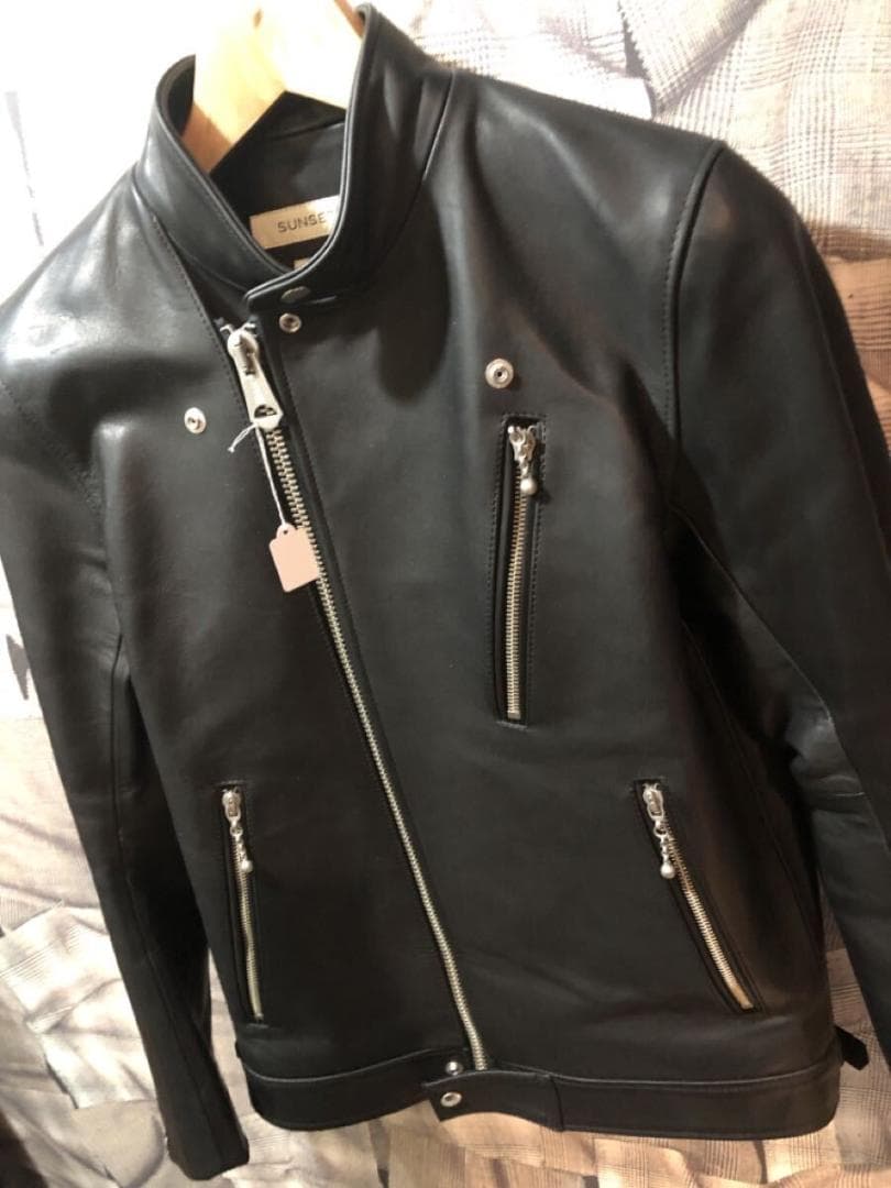 定価２０万程度　SUNSET BAY ホースレザージャケット シングル