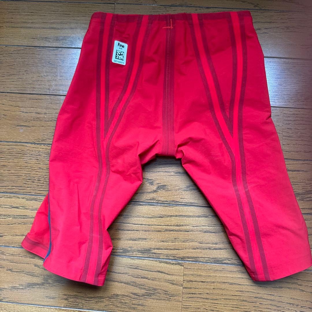 arena FINA公認 競泳用高速水着 レッド　サイズSSS