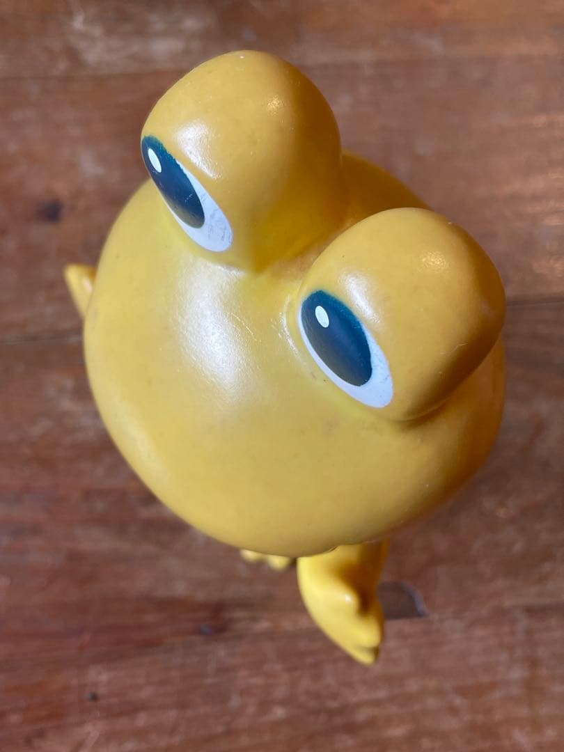 新春特別値下げ❣️コーワ ケロちゃん　イエロー カエル 花火 ソフビ人形 企業モノ