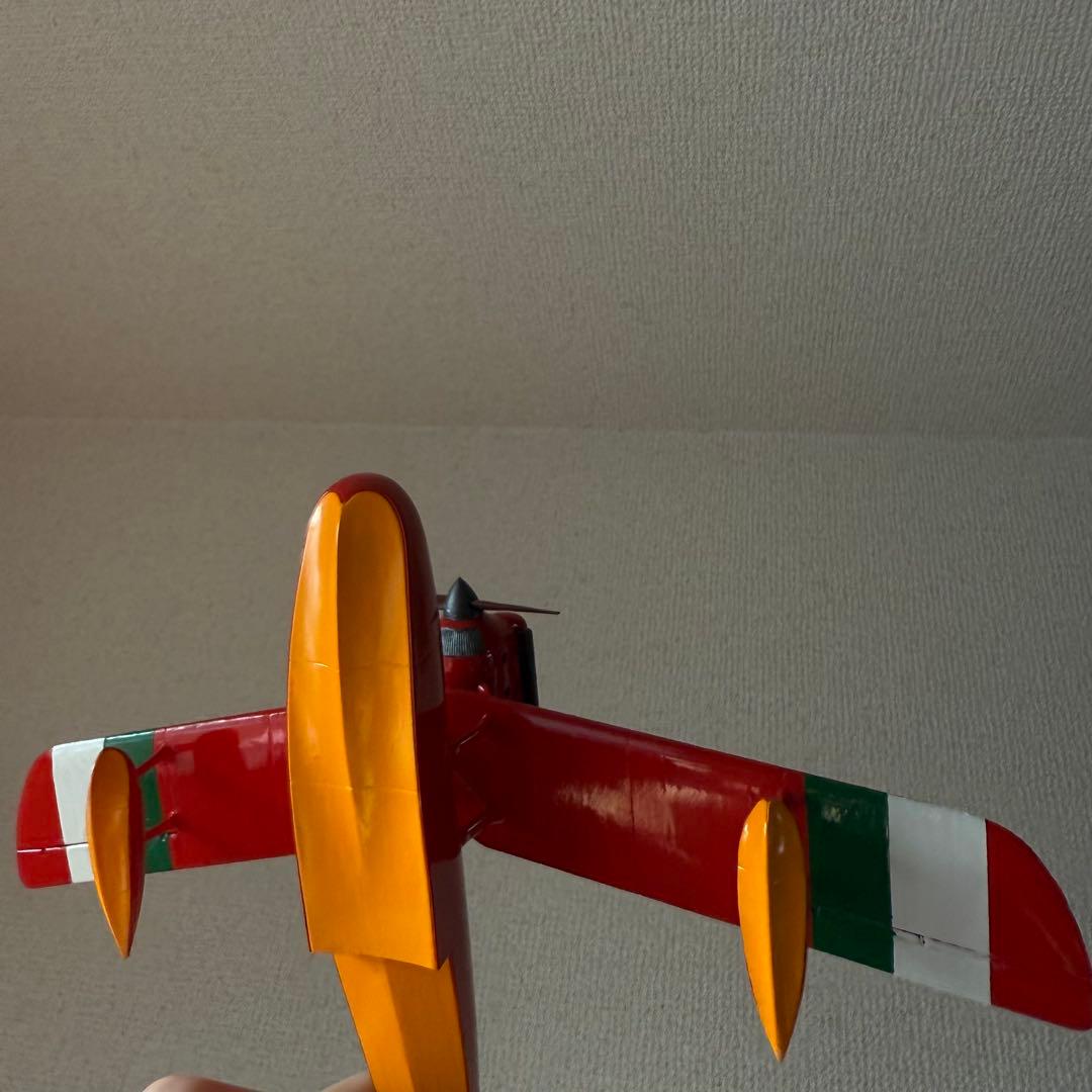 Savoia 1/48 ジブリ 紅の豚　サボイア　プラモデル　自作　筆塗り